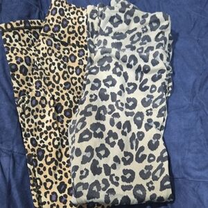 Victoria Secret Sport 7/8 Leopard Print Leggings Set